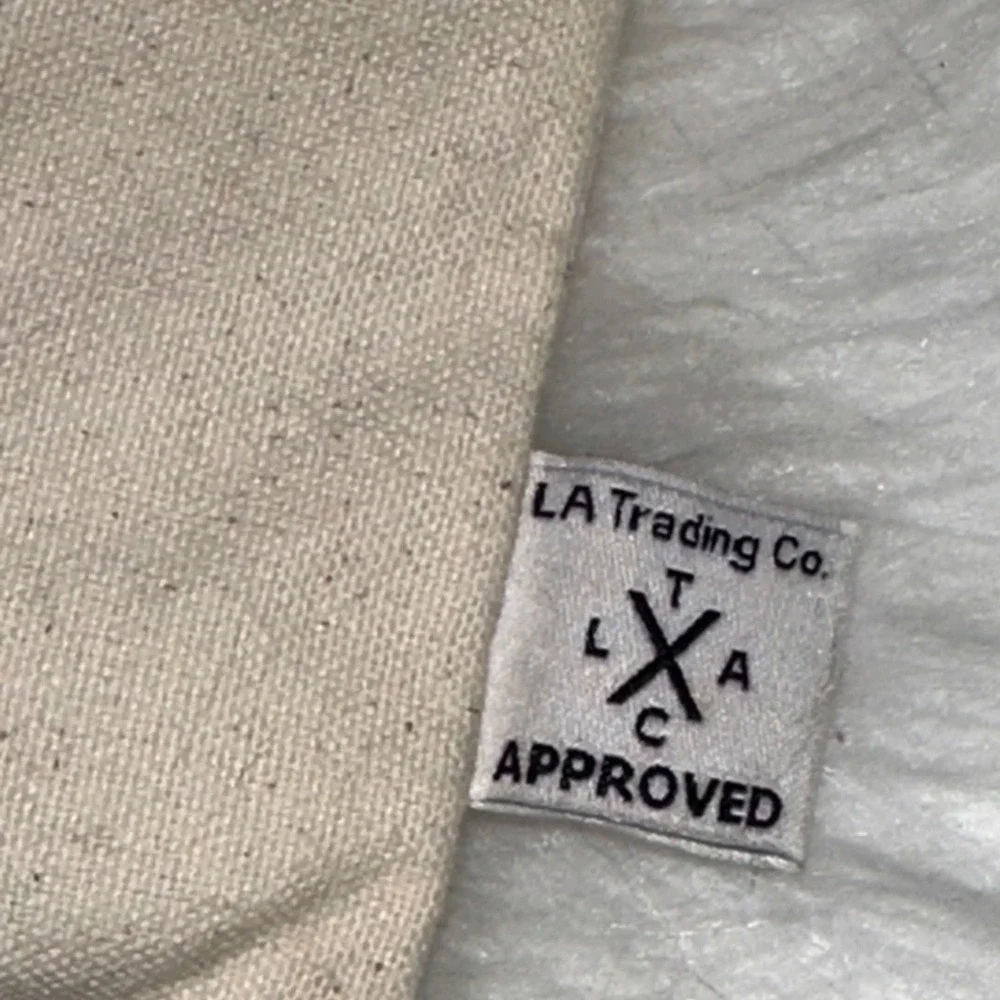 LA Trading Co Come On Baby Light My Fire Canvas Makeup Pouch Bag NWT